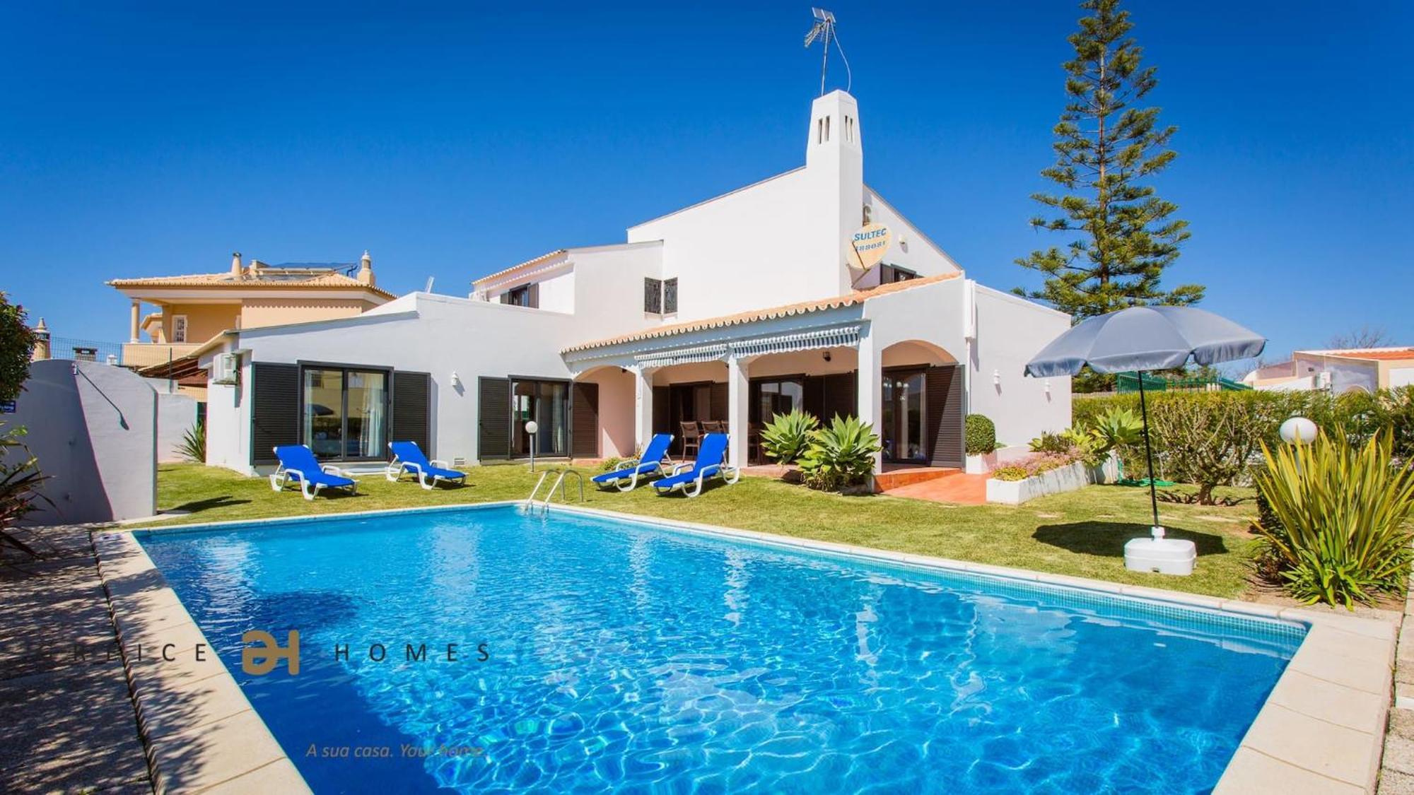 Greice Homes-650 Meters From The Beach, 4 Bedrooms Villa For Holidays In Vilamoura-Quarteira Εξωτερικό φωτογραφία